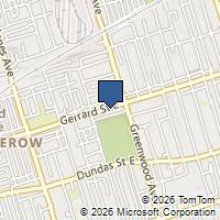 Map Toronto, ON M4L1Y5, Canada