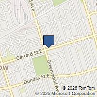 Map Toronto, ON M4L1Y7, Canada