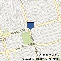 Map Toronto, ON M4L2R4, Canada