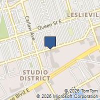 Map Toronto, ON M4M1E3, Canada