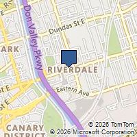 Map Toronto, ON M4M1G9, Canada