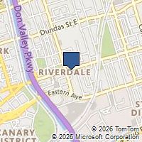 Map Toronto, ON M4M1H1, Canada