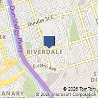 Map Toronto, ON M4M1H2, Canada