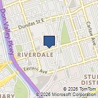 Map Toronto, ON M4M1H4, Canada