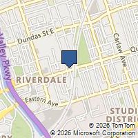 Map Toronto, ON M4M1H7, Canada