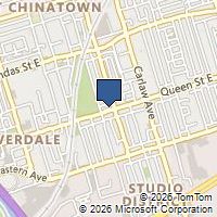 Map Toronto, ON M4M1J3, Canada