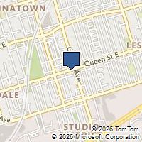 Map Toronto, ON M4M1J6, Canada