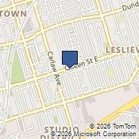 Map Toronto, ON M4M1K2, Canada