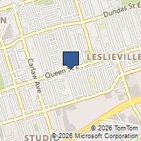 Map Toronto, ON M4M1K7, Canada