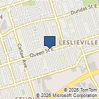 Map Toronto, ON M4M1K8, Canada