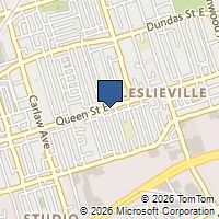 Map Toronto, ON M4M1K9, Canada