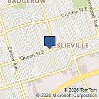 Map Toronto, ON M4M1L2, Canada