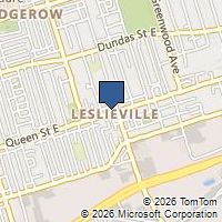 Map Toronto, ON M4M1L7, Canada