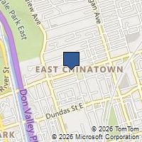 Map Toronto, ON M4M1Y3, Canada