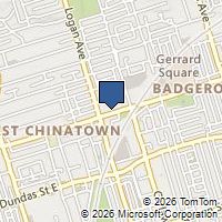 Map Toronto, ON M4M1Y7, Canada