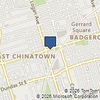 Map Toronto, ON M4M1Y8, Canada