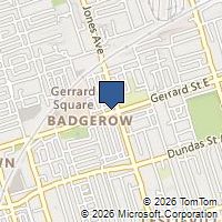 Map Toronto, ON M4M1Z8, Canada