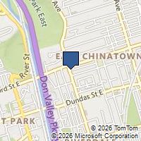 Map Toronto, ON M4M2H1, Canada