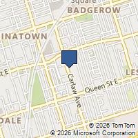 Map Toronto, ON M4M2S1, Canada