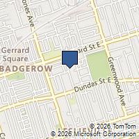 Map Toronto, ON M4M3C8, Canada