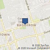 Map Toronto, ON M4M3G6, Canada