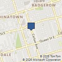 Map Toronto, ON M4M3L1, Canada