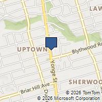 Map Toronto, ON M4N2H8, Canada