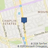 Map Toronto, ON M4S2A2, Canada