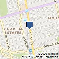 Map Toronto, ON M4S2A5, Canada