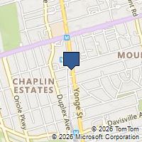 Map Toronto, ON M4S2A8, Canada