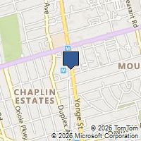 Map Toronto, ON M4S2B9, Canada