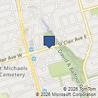 Map Toronto, ON M4T1L8, Canada