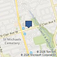 Map Toronto, ON M4T1M9, Canada