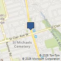 Map Toronto, ON M4T1Z6, Canada