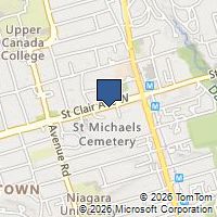 Map Toronto, ON M4V2Y7, Canada