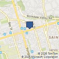 Map Toronto, ON M4W1A7, Canada