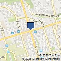 Map Toronto, ON M4W1A8, Canada