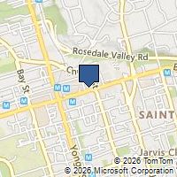 Map Toronto, ON M4W1B7, Canada