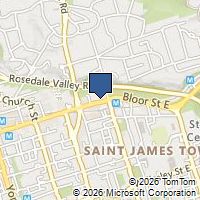 Map Toronto, ON M4W1H4, Canada