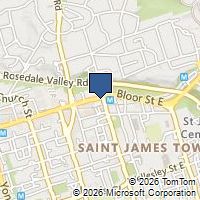 Map Toronto, ON M4W1H7, Canada