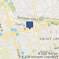 Map Toronto, ON M4W3R8, Canada