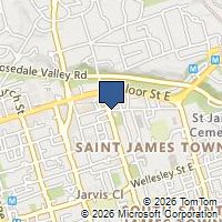 Map Toronto, ON M4X1K7, Canada