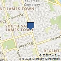 Map Toronto, ON M4X1P2, Canada