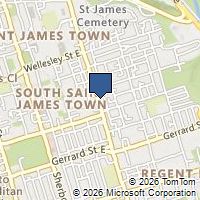 Map Toronto, ON M4X1P3, Canada