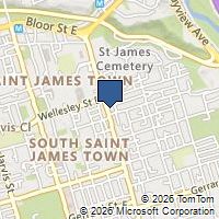 Map Toronto, ON M4X1P9, Canada