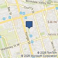 Map Toronto, ON M4Y1M7, Canada