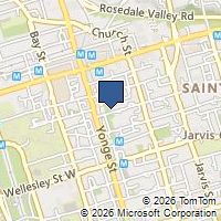 Map Toronto, ON M4Y1N1, Canada