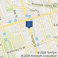 Map Toronto, ON M4Y2B3, Canada