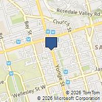 Map Toronto, ON M4Y2B7, Canada