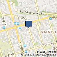 Map Toronto, ON M4Y2G3, Canada